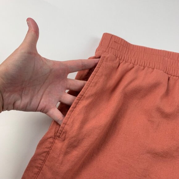 Old Navy Amber Glow Linen Blend Pull On Shorts XXL - Picture 2 of 5